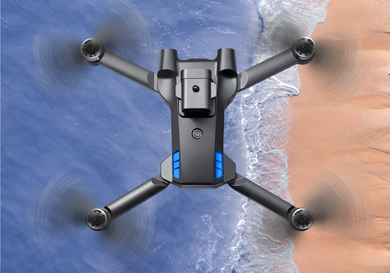 GPS Camera Drone — 360° Obstacle Avoidance, Brushless Motors & HD Dual Camera