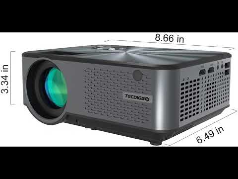 TECDIGBO Native 1080P WiFi Projector — feature highlight