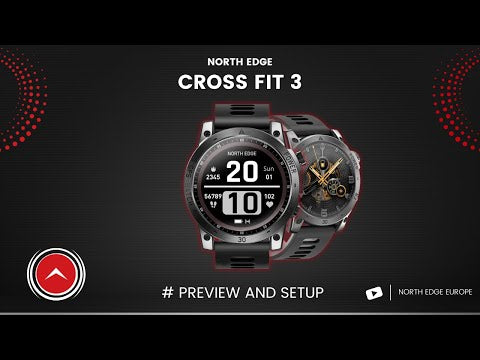 NORTH EDGE Cross Fit 3 GPS Smart Watch — official tutorial